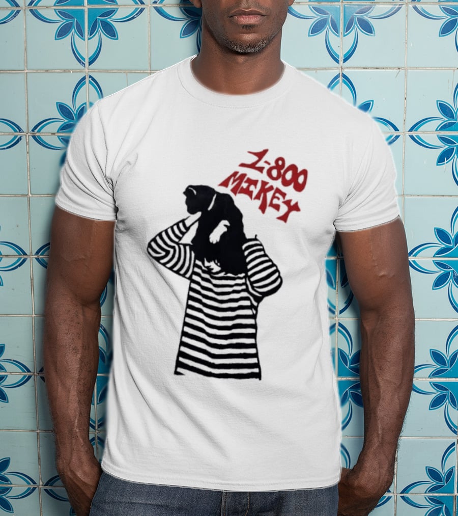 1 800 Mikey Striped Sweater T-Shirt