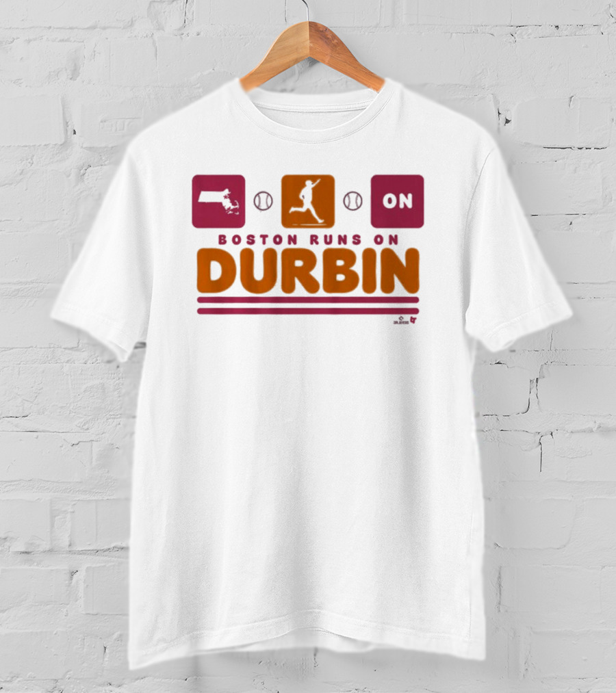 Boston Runs On Durbin Massachusetts Running T-Shirt