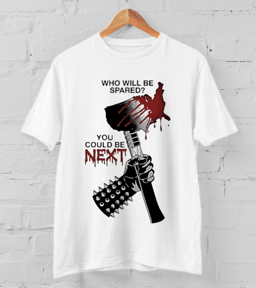 United States Map Axe Who Will Be Spared You Could Be Next T-Shirt