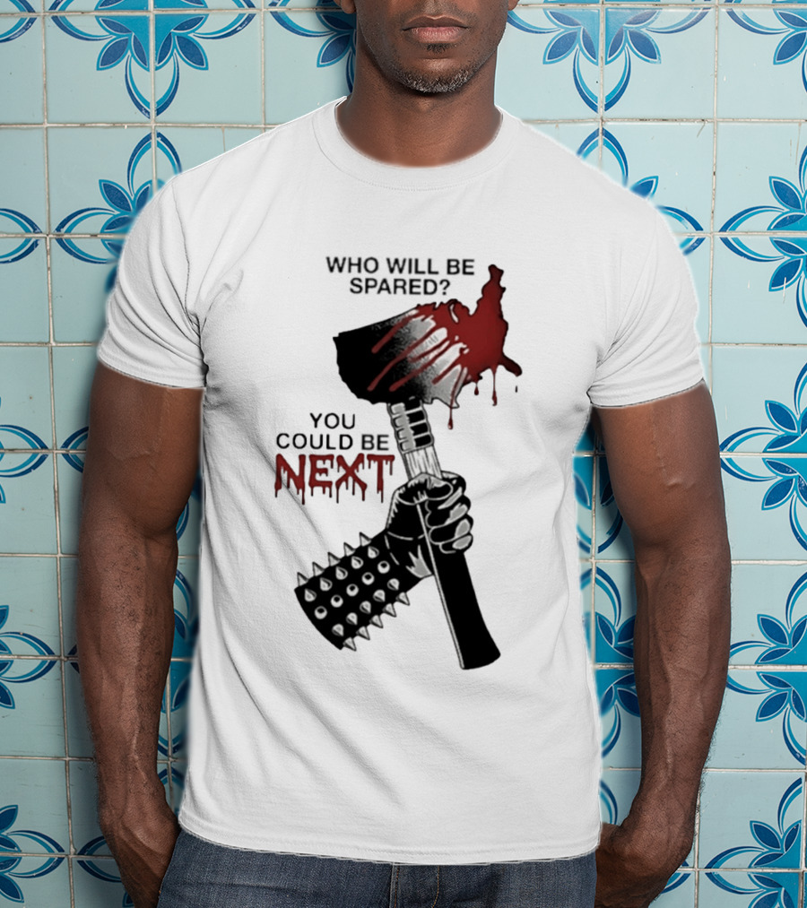 United States Map Axe Who Will Be Spared You Could Be Next T-Shirt