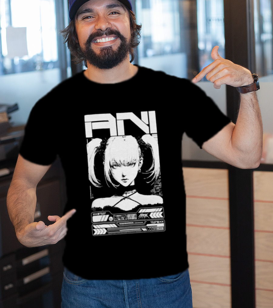 EN MANGA Anime Girl Cyberpunk Aesthetic Techwear T-Shirt