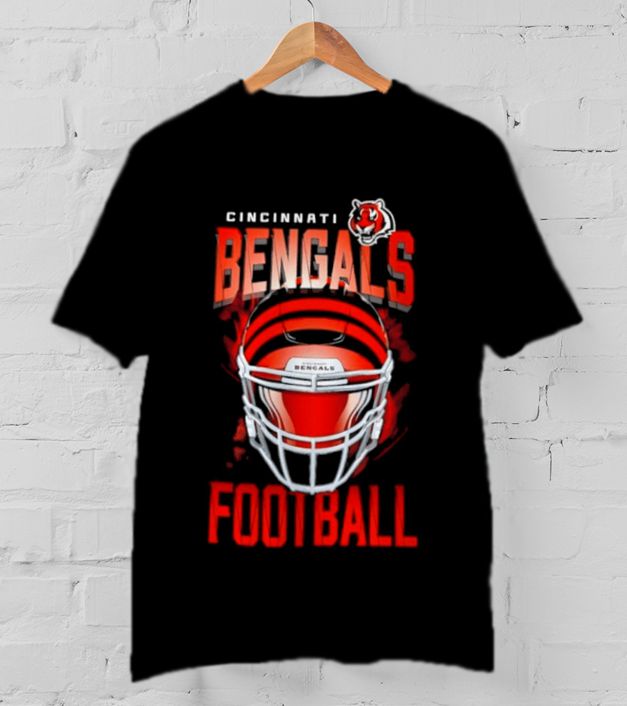 Cincinnati Bengals Football Helmet 2026 Season Bengals Tiger T-Shirt