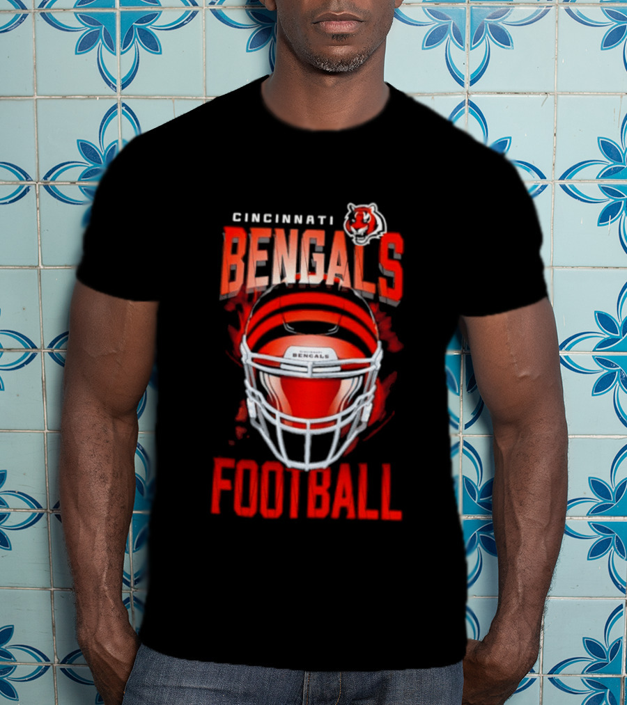 Cincinnati Bengals Football Helmet 2026 Season Bengals Tiger T-Shirt