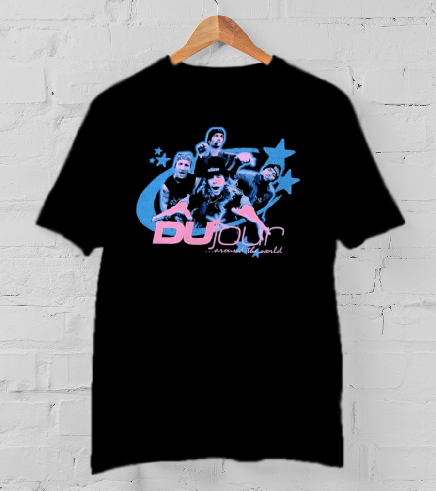 Dujour Band Around The World Josie And The Pussycats Stars T-Shirt