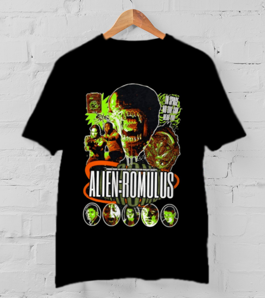 Alien Romulus Horror In Space No One Can Hear You T-Shirt
