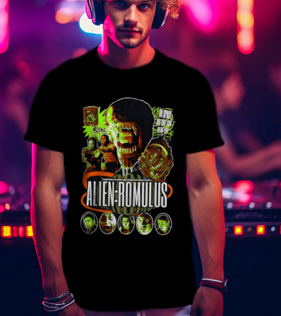 Alien Romulus Horror In Space No One Can Hear You T-Shirt