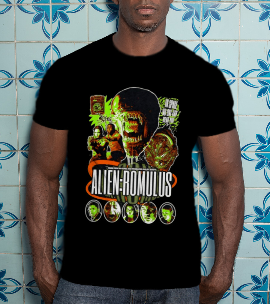 Alien Romulus Horror In Space No One Can Hear You T-Shirt