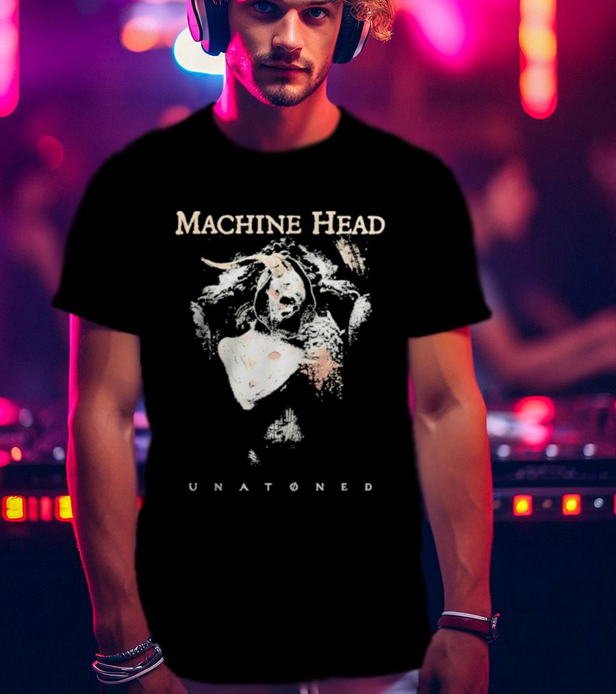 Machine Head Unatøned Abstract Face T-Shirt