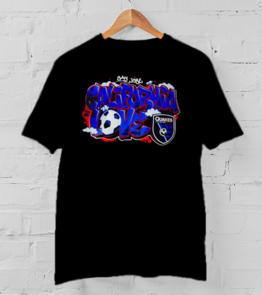 San Jose California Love Quakes Soccer 1974 T-Shirt