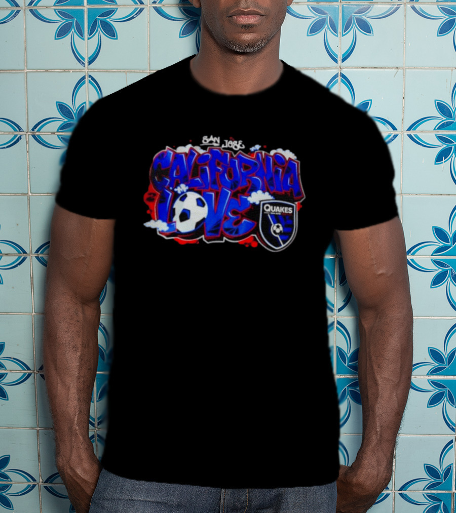San Jose California Love Quakes Soccer 1974 T-Shirt