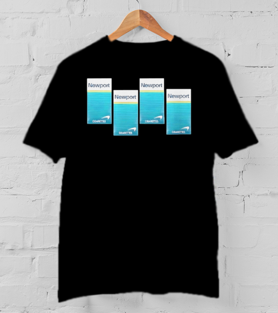 Newport Menthol Cigarettes Iconic Tobacco Packs T-Shirt