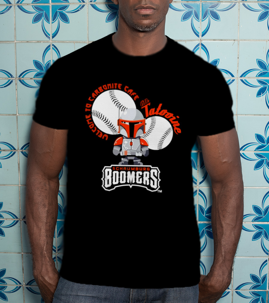 Schaumburg Boomers Welcome To Carbonite Cafe On Tatooine T-Shirt
