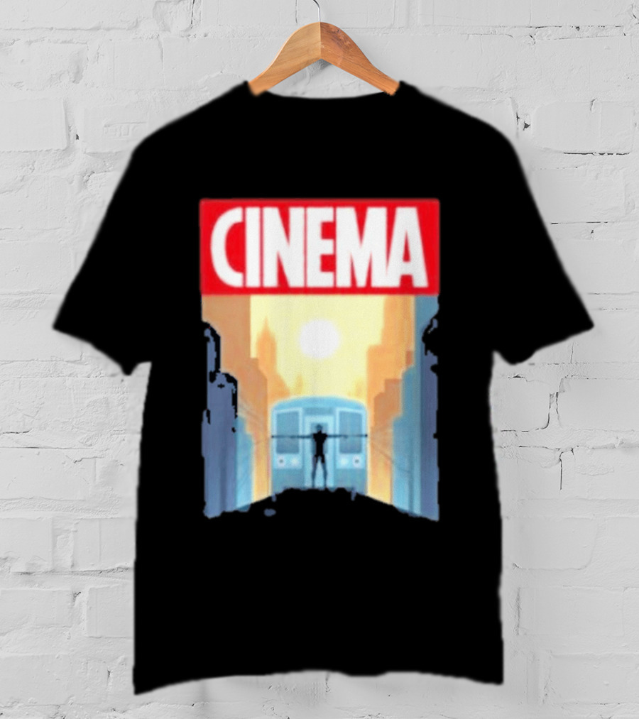 Screencrush Cinema Spidey Subway Sunset Scene T-Shirt