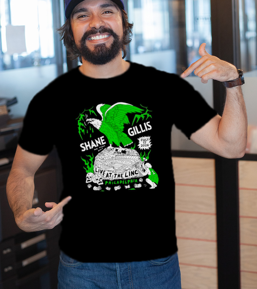 Shane Gillis Live At The Linc Philadelphia July 17 2026 Eagle T-Shirt