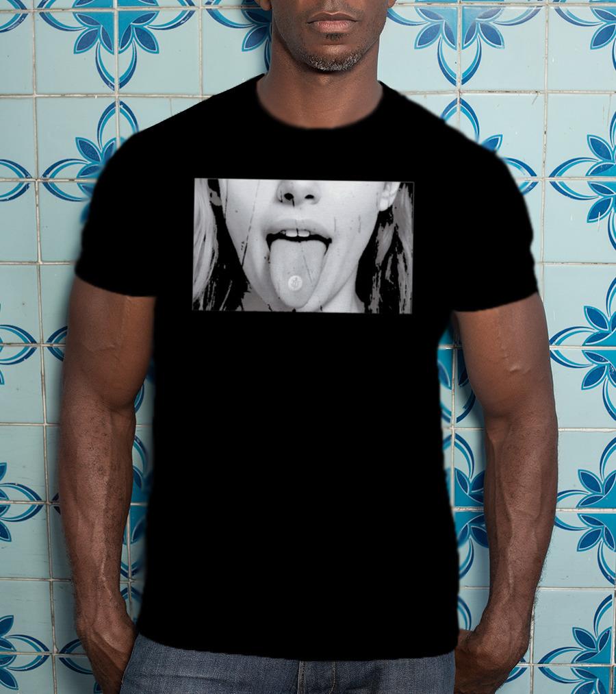 Ouija Macc Sunken Church Omen Acid Tab Tongue T-Shirt