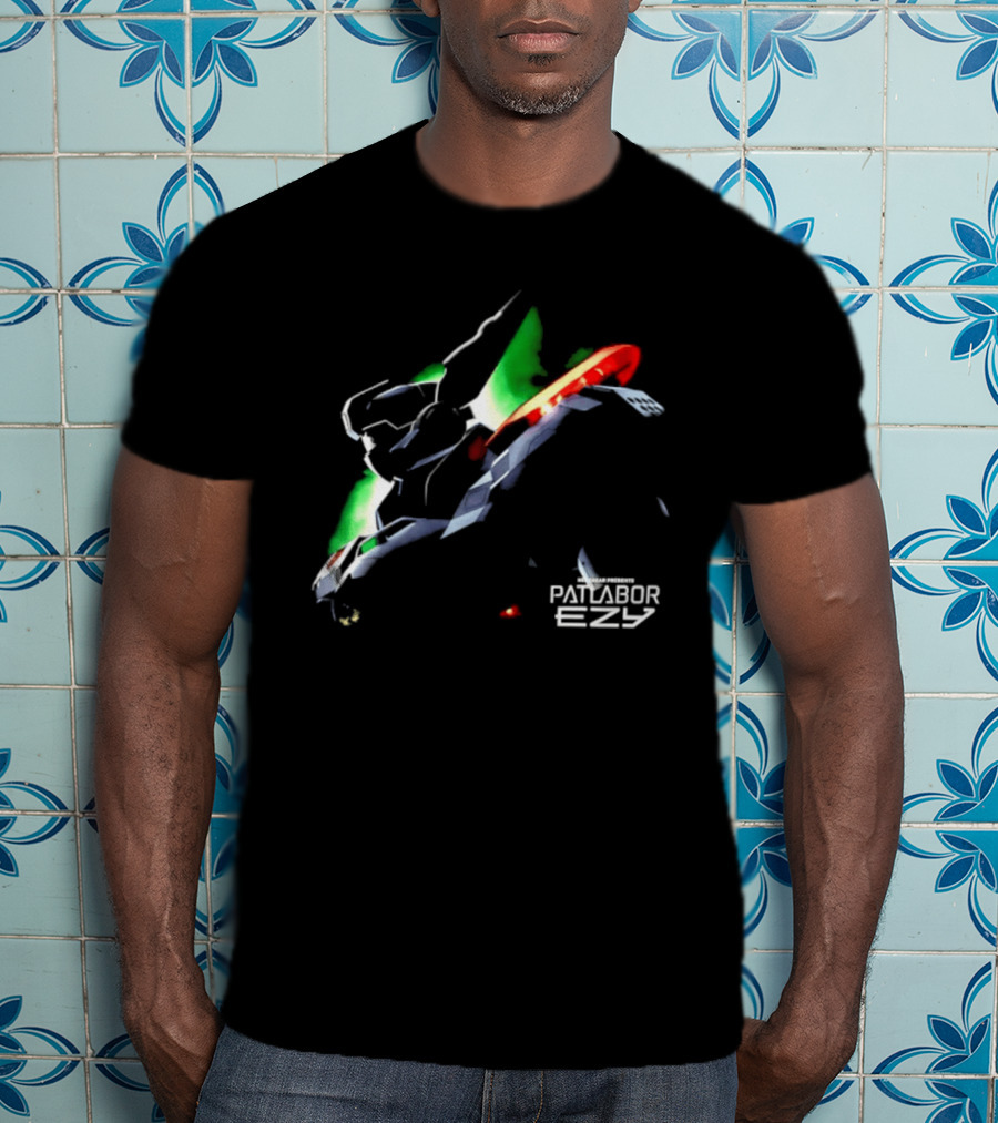 Patlabor EZY Mecha Anime Robot Headgear Dynamic T-Shirt