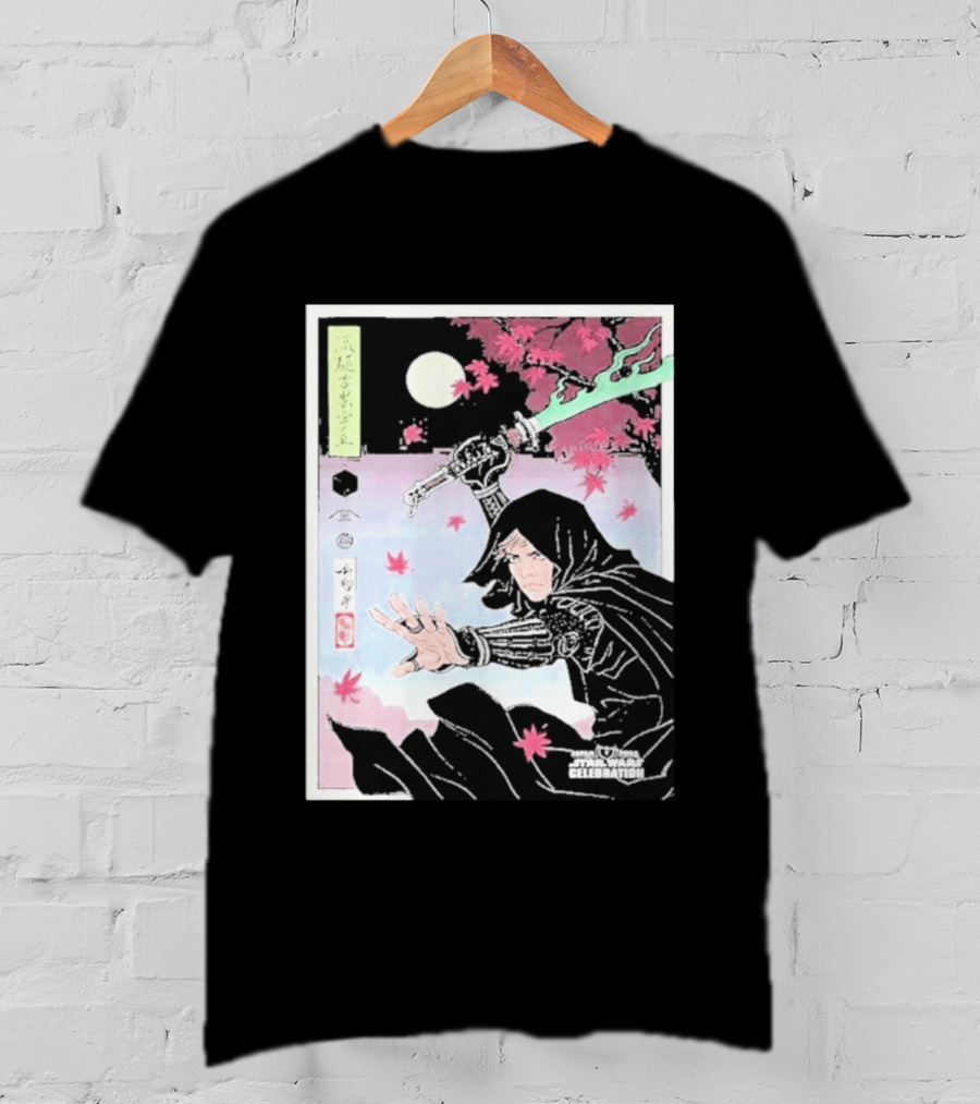 Star Wars Celebration Japan 2025 Luke Skywalker Samurai Art Final Reveal T-Shirt