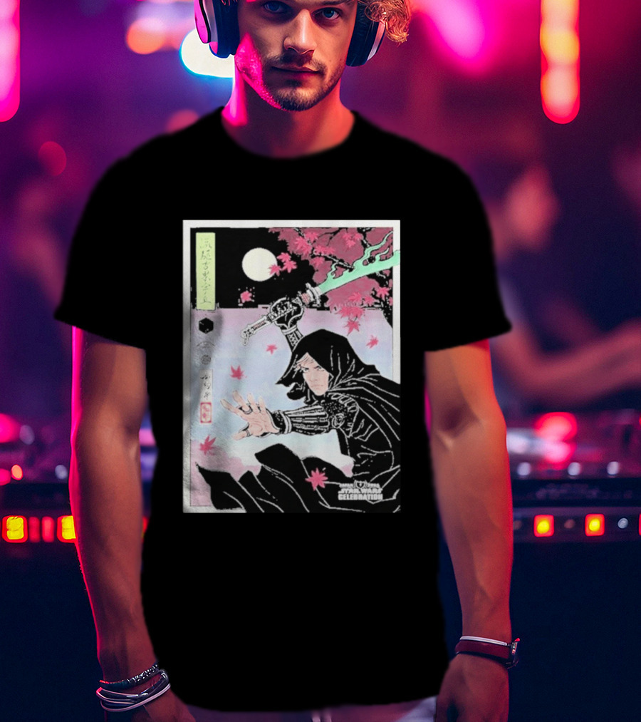 Star Wars Celebration Japan 2025 Luke Skywalker Samurai Art Final Reveal T-Shirt