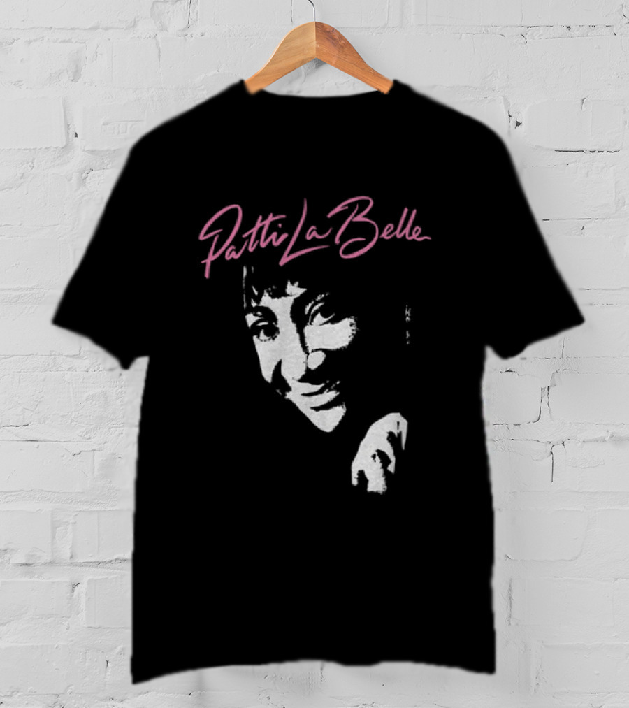 Patti LaBelle Signature Pink Name White Face T-Shirt