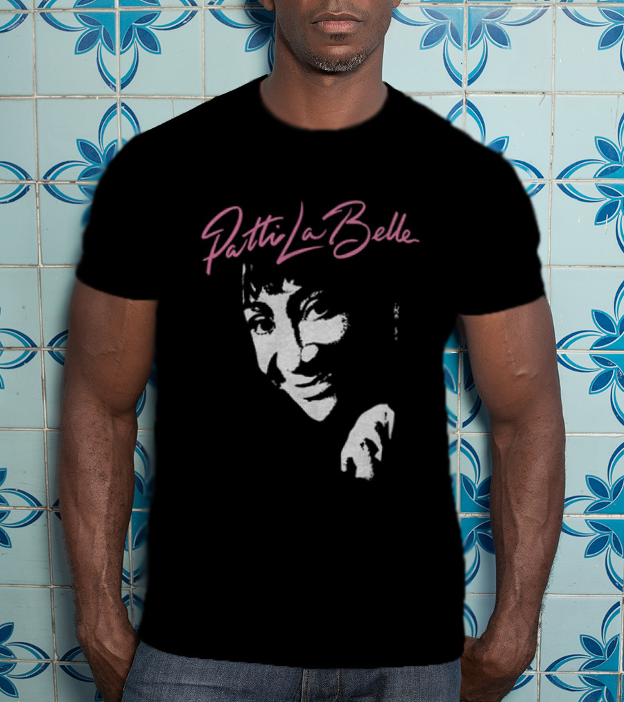 Patti LaBelle Signature Pink Name White Face T-Shirt