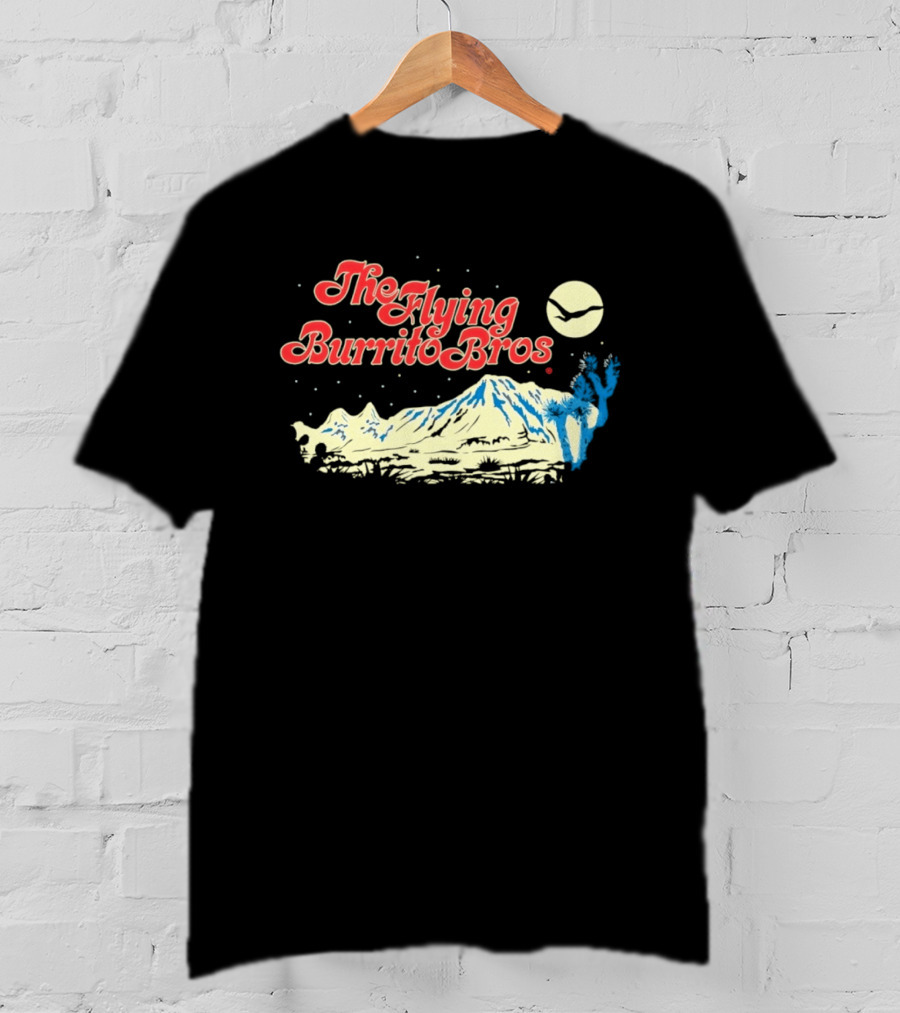 The Flying Burrito Bros Desert Moon Cactus Band T-Shirt