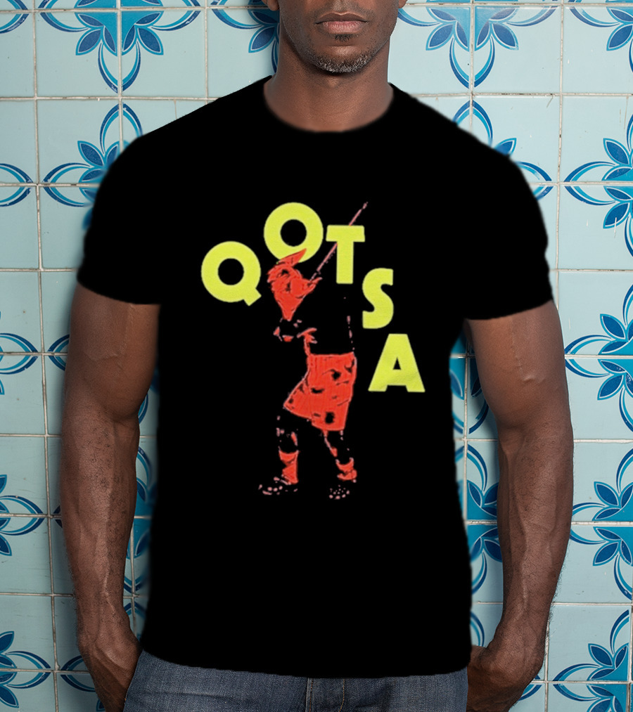 Queens Of The Stone Age QOTSA Executioner Bold Red Yellow T-Shirt