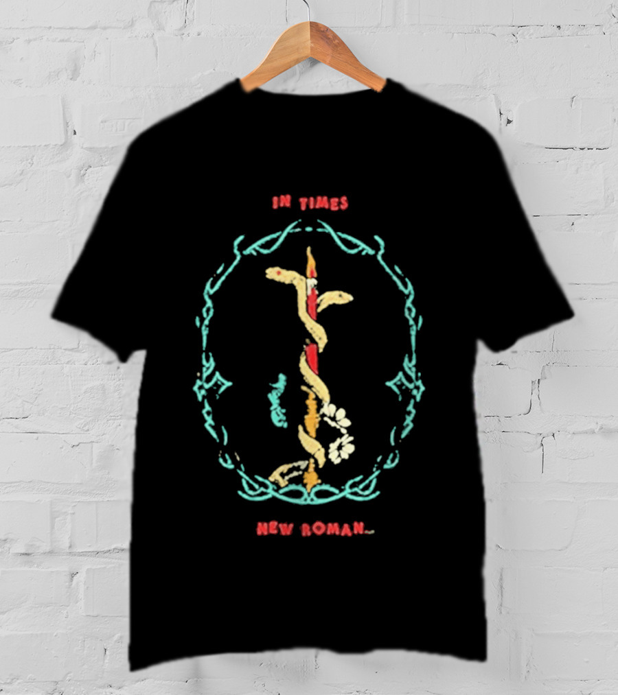 Queens Of The Stone Age In Times New Roman Snake T-Shirt