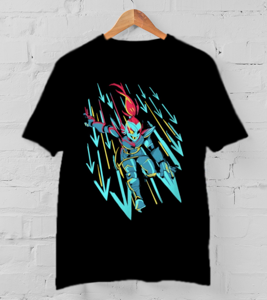 Undyne Onslaught 10th Anniversary Undertale T-Shirt