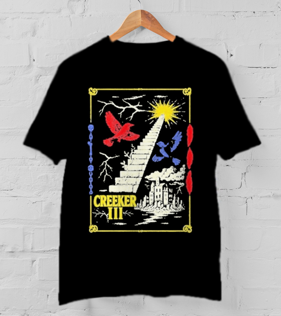 Creeker III Stairway To Sun With Red Bird And Blue Bird T-Shirt