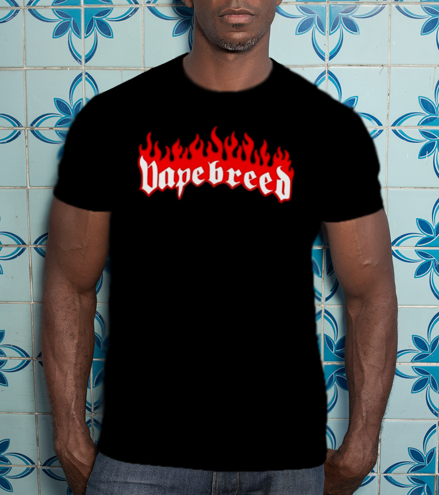 Vapebreed Flame Style Vapebreed Vaping Vape Culture T-Shirt