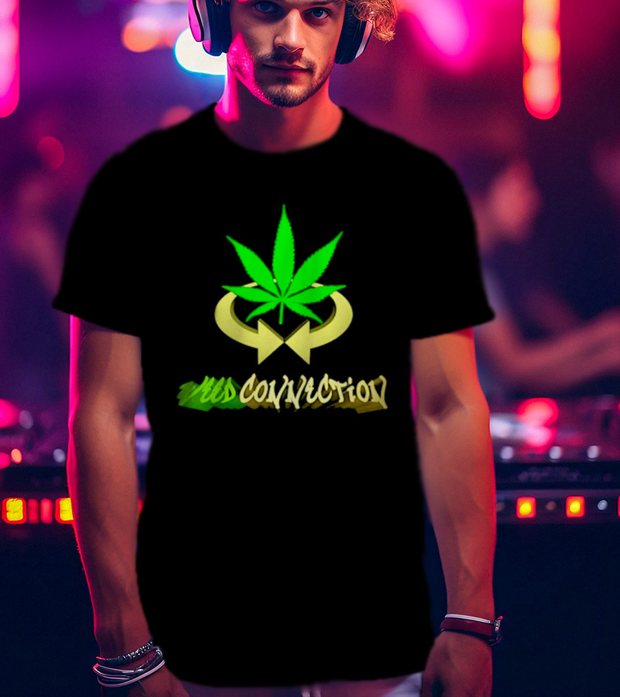 Cannabis Leaf Symbol Weed Connection T-Shirt