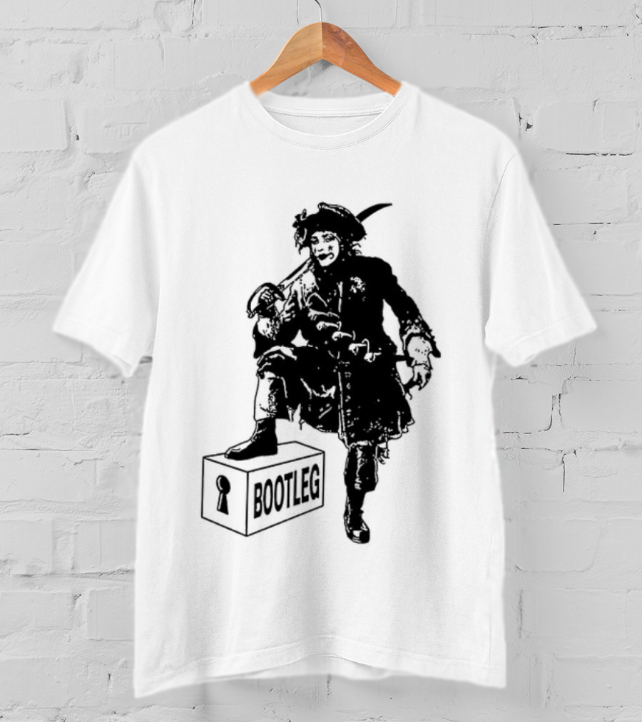Bootleg The Garden Ghosts Spirits Shades Spectres Apparitions Pirate 2 Sided T-Shirt