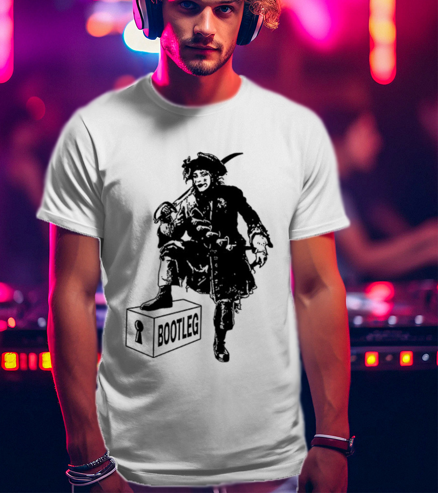 Bootleg The Garden Ghosts Spirits Shades Spectres Apparitions Pirate 2 Sided T-Shirt