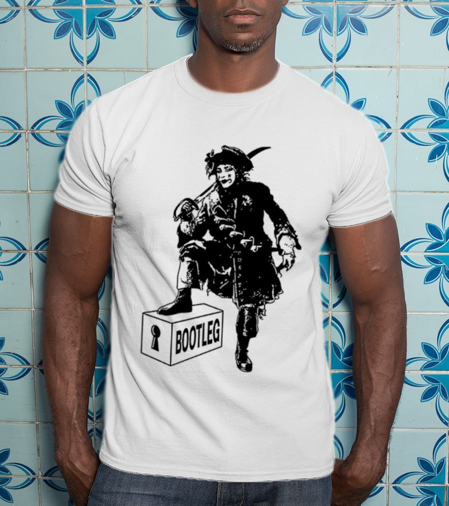 Bootleg The Garden Ghosts Spirits Shades Spectres Apparitions Pirate 2 Sided T-Shirt