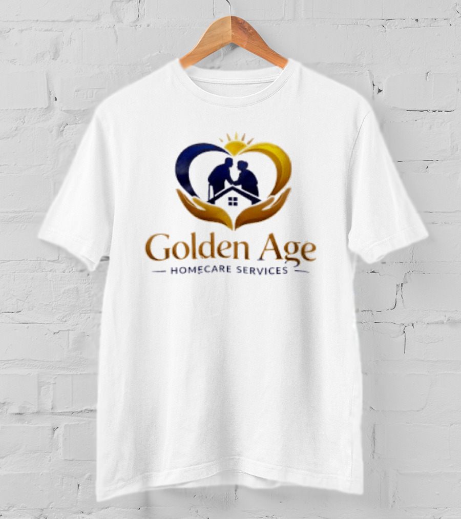 Golden Age Homecare Services Elderly Care Compassion And Support T-Shirt