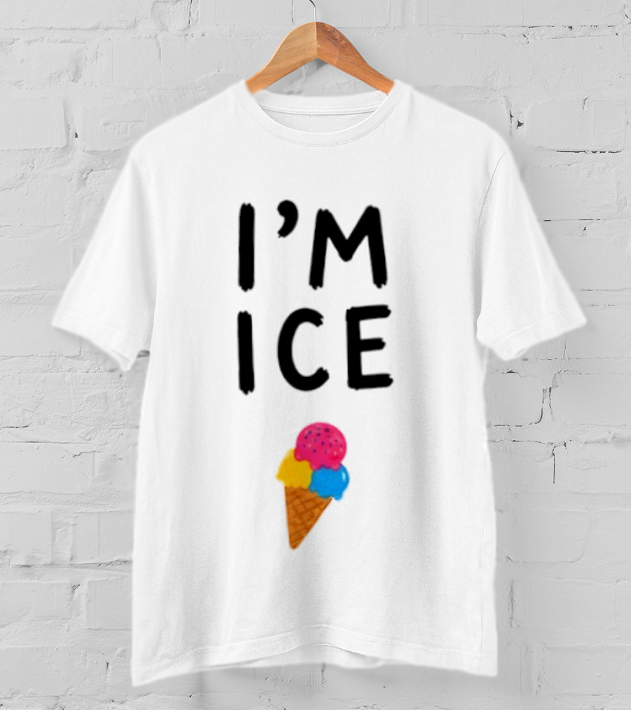 I'm Ice Cream Dessert Fun Colorful Cone T-Shirt