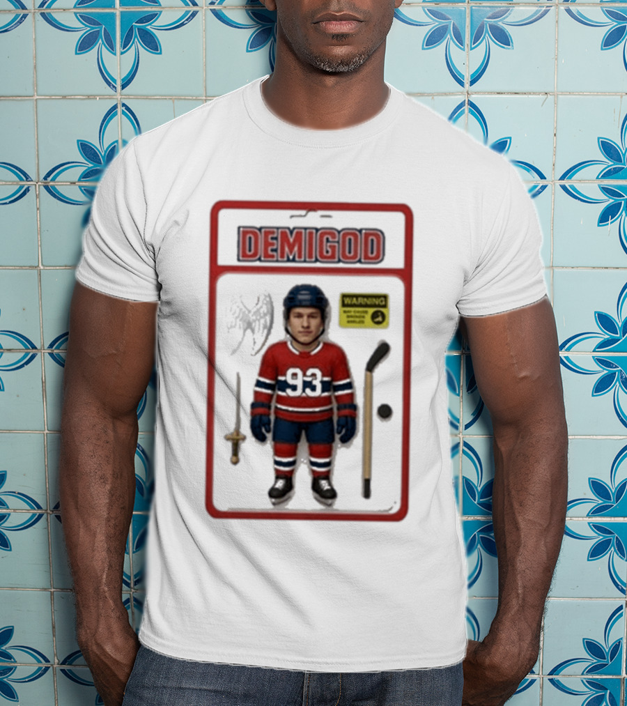 Demigod Warning Ivan Demidov 93 Montreal Canadiens T-Shirt
