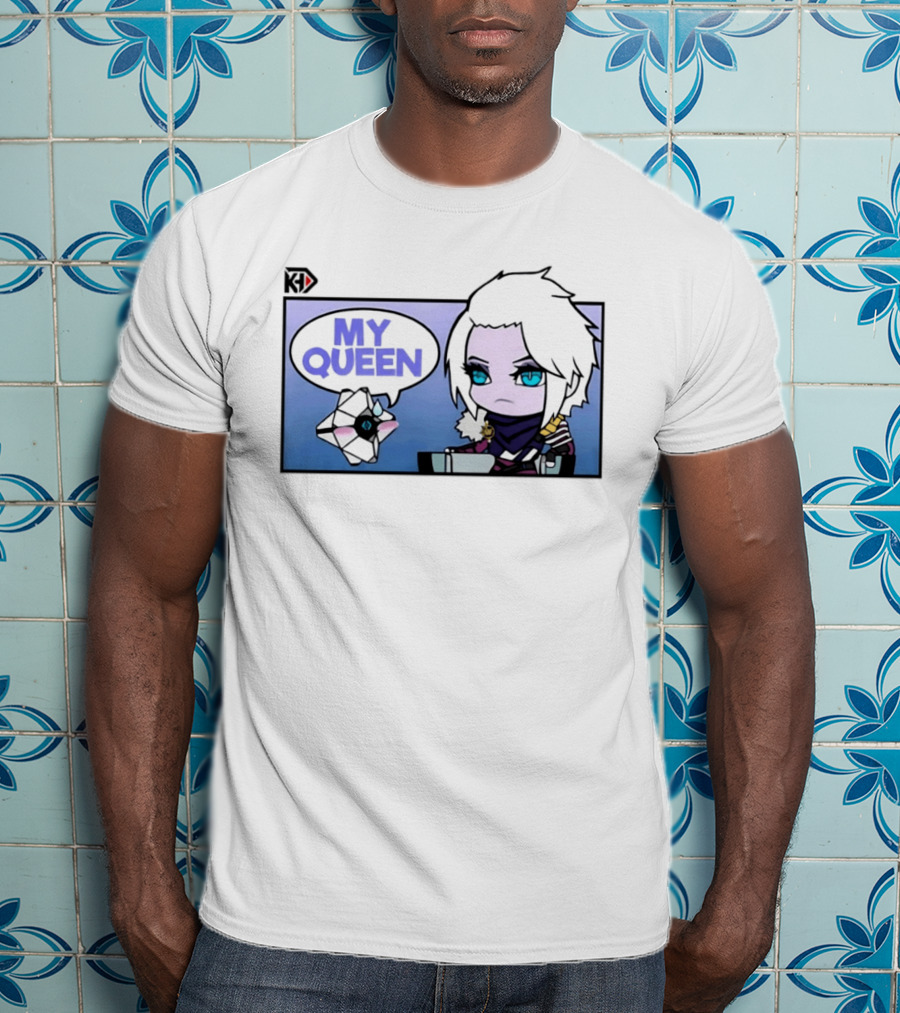 Mara Simp My Queen Chibi Character With Ghost Companion T-Shirt