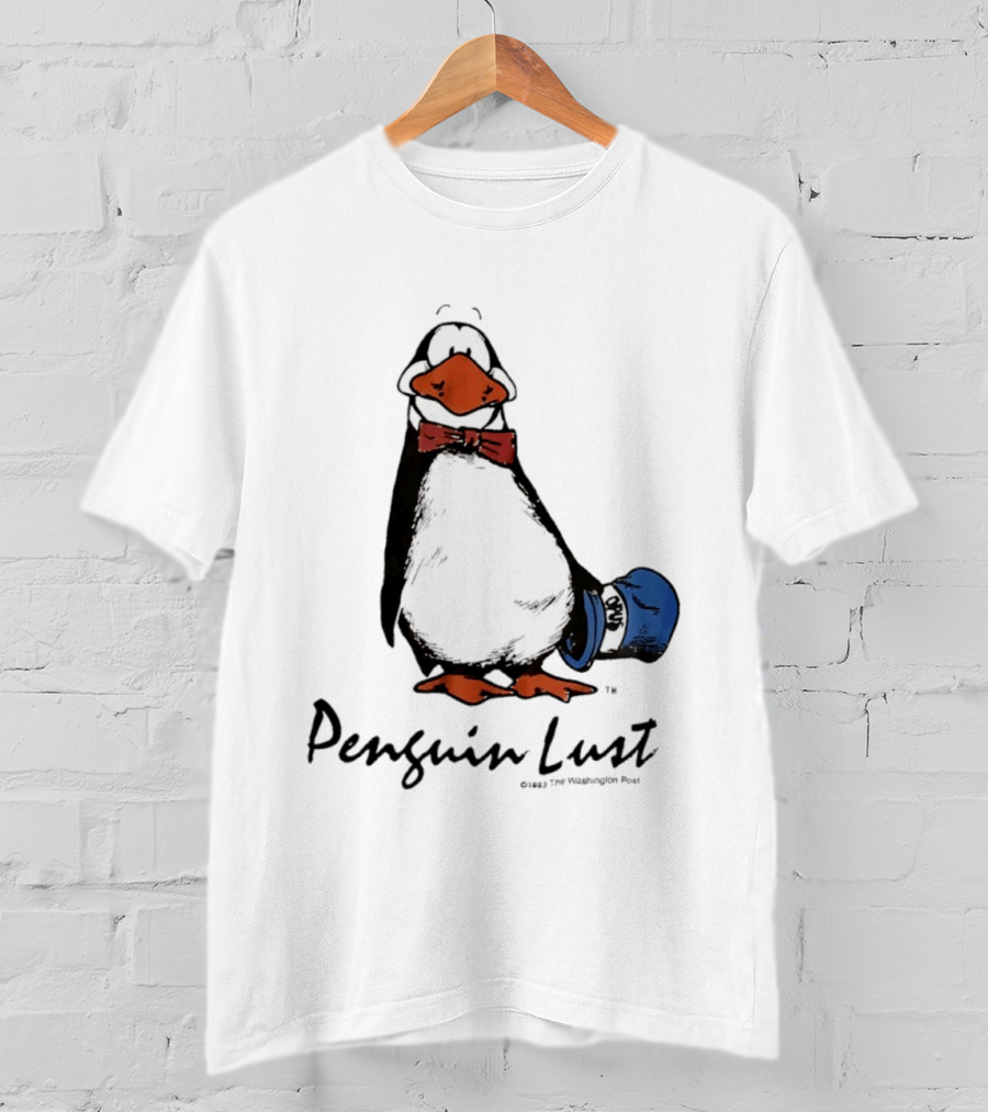 Opus The Penguin Lust 1983 Washington Post T-Shirt