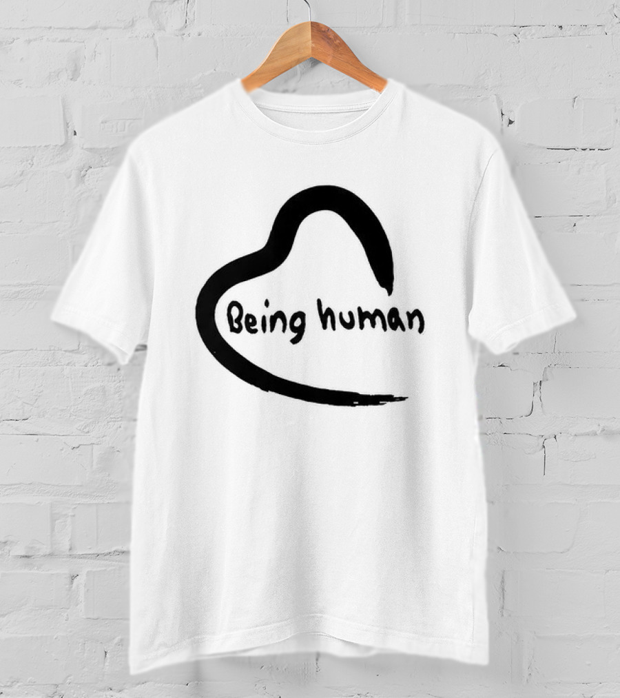Salman Khan Being Human Heart Logo Coffee T-Shirt