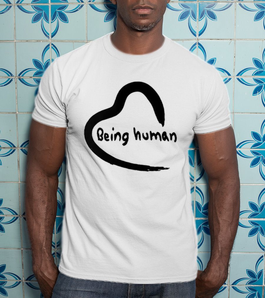 Salman Khan Being Human Heart Logo Coffee T-Shirt