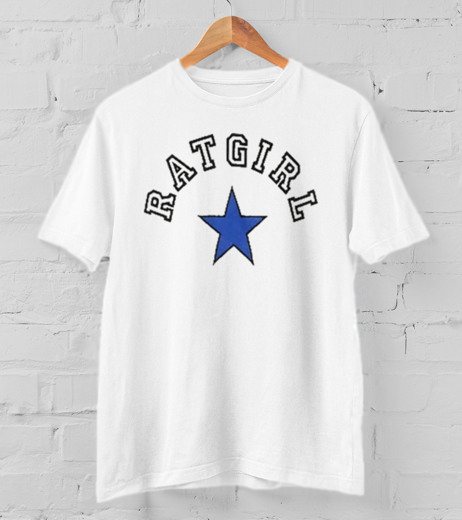Stray Rats Ratgirl Star Blue T-Shirt