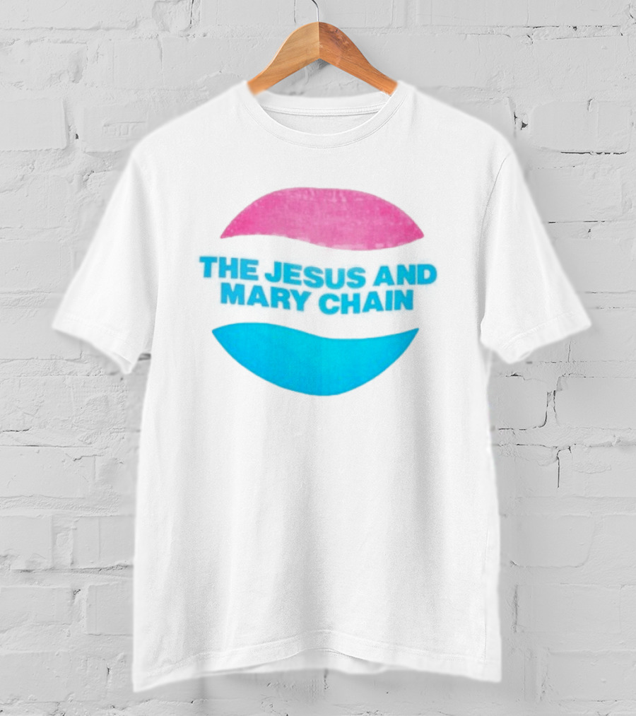 The Jesus And Mary Chain Pink Blue Lips Alternative Rock T-Shirt
