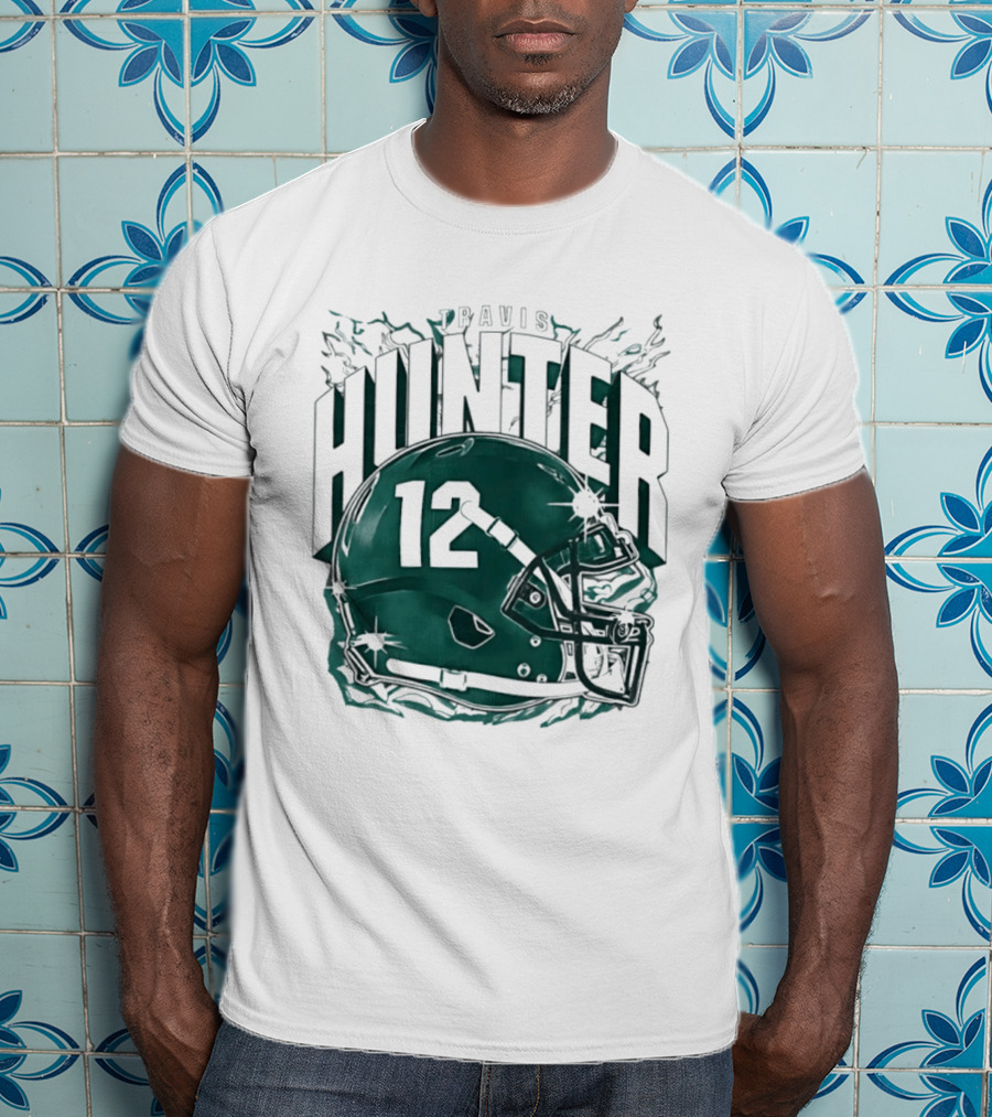 Travis Hunter 12 Helmet Jacksonville Jaguars Sports Fan T-Shirt