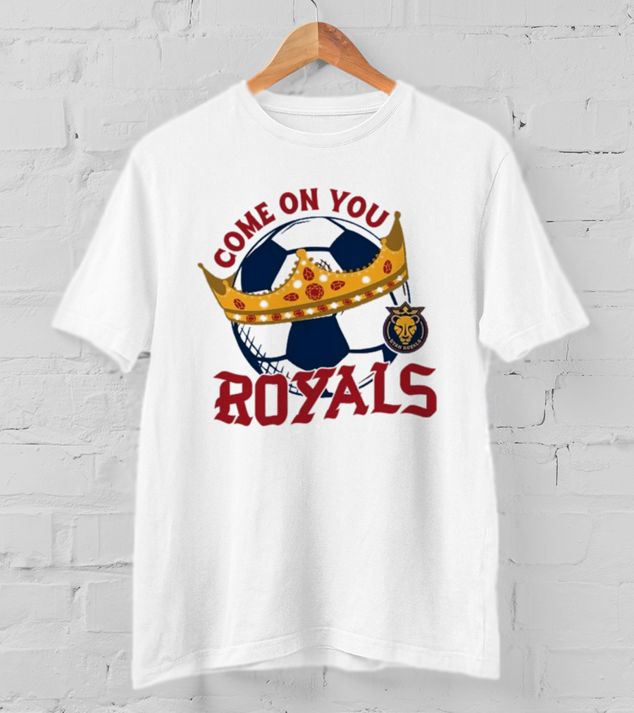 Come On You Royals Soccer Crown Lion T-Shirt