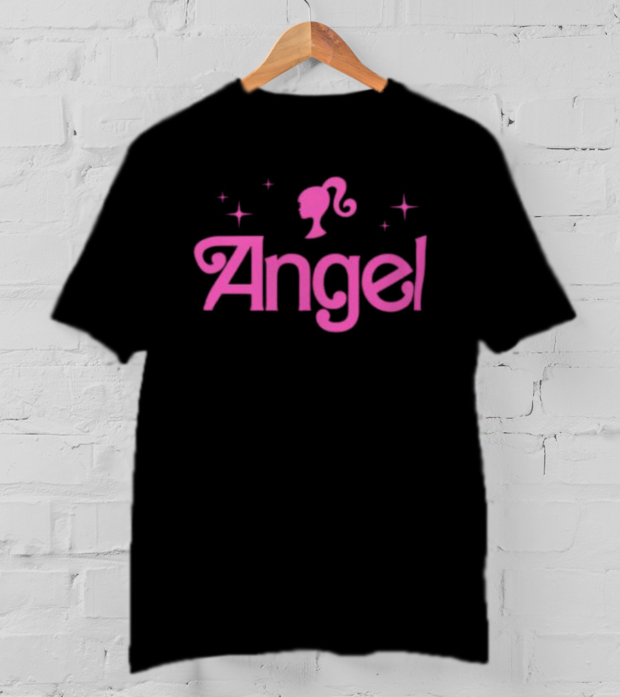 Angel Reese Barbie Crop With Star Accents T-Shirt