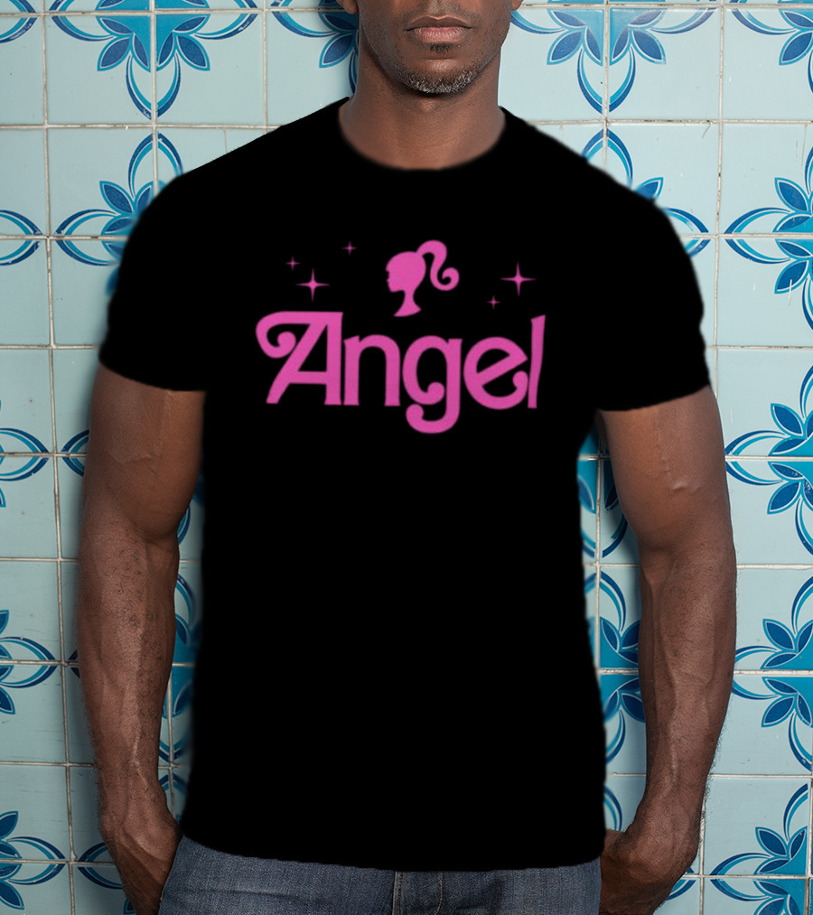 Angel Reese Barbie Crop With Star Accents T-Shirt