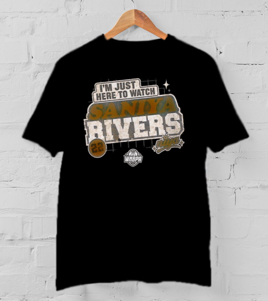 Saniya Rivers 22 Connecticut Sun WNBA Basketball Fans T-Shirt