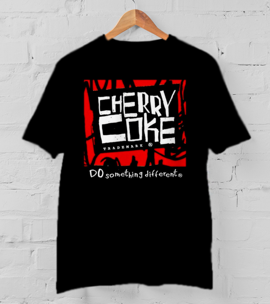 Cherry Coke Trademark Do Something Different T-Shirt
