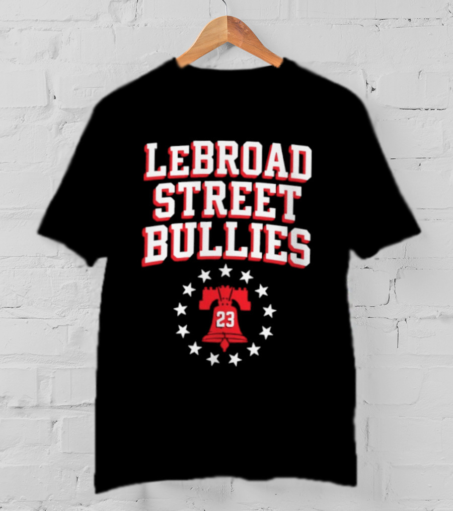 LeBroad Street Bullies 23 Liberty Bell Stars T-Shirt
